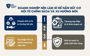 Doanh nghiệp nên làm gì để nắm bắt cơ hội từ chính sách và xu hướng mới