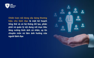 Chiến lược nội dung xây dựng thương hiệu cho lãnh đạo là gì?