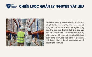 Chiến lược quản lý nguyên vật liệu