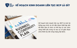 Kế hoạch kinh doanh liên tục BCP là gì?
