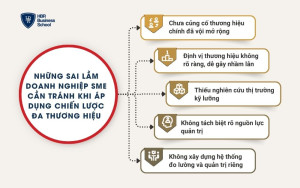 Những sai lầm doanh nghiệp SME cần tránh khi áp dụng chiến lược đa thương hiệu