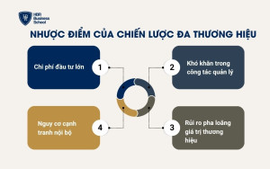 Nhược điểm của chiến lược đa thương hiệu