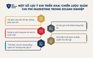 5 lưu ý khi triển khai chiến lược giảm chi phí marketing