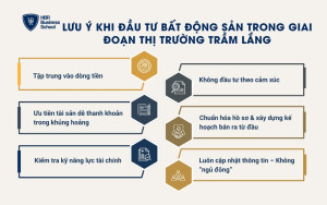 6 lưu ý khi đầu tư bất động sản trong giai đoạn thị trường trầm lắng