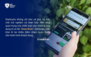 Starbucks ứng dụng AI trong phần mềm Deep Brew