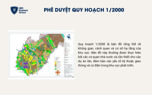 Phê duyệt quy hoạch 1/2000