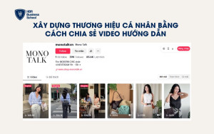 Xây dựng thương hiệu cá nhân bằng cách chia sẻ video hướng dẫn