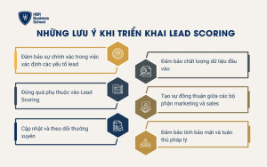 Những lưu ý khi triển khai Lead Scoring