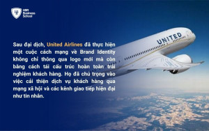 United Airlines đã tạo dựng Brand Identity thông qua logo mới