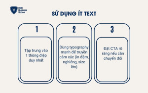 Sử dụng ít text