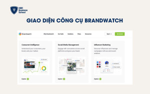 Giao diện công cụ Brandwatch
