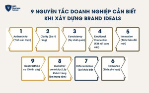 9 nguyên tắc doanh nghiệp cần biết khi xây dựng brand ideals