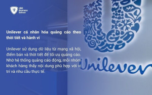 Unilever – Tối ưu quảng cáo số dựa trên dữ liệu hành vi