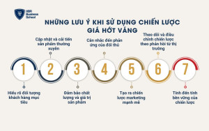 Những lưu ý khi sử dụng chiến lược giá hớt váng