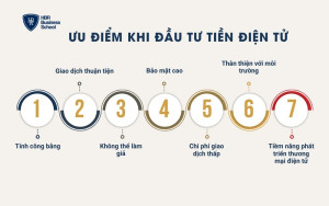 Ưu điểm khi đầu tư tiền điện tử