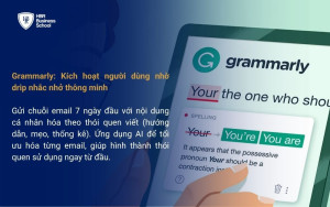 Grammarly: Kích hoạt người dùng hiệu quả nhờ drip nhắc nhở thông minh