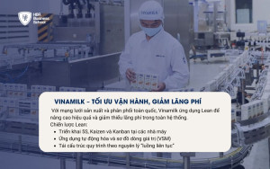 Vinamilk – Tối ưu vận hành, giảm lãng phí