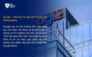Google – Văn hóa “tư duy mở” và đổi mới không ngừng