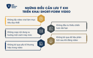 Những điều cần lưu ý khi triển khai short-form video