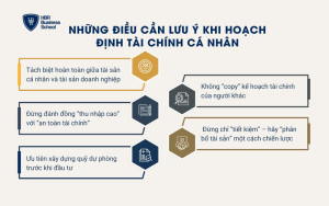 Những điều cần lưu ý khi hoạch định tài chính cá nhân