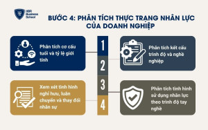 Bước 4: Phân tích thực trạng nhân lực của doanh nghiệp