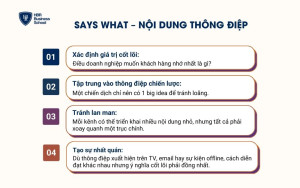 ays What – Nội dung thông điệp