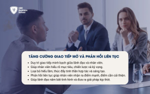 Tăng cường giao tiếp mở và phản hồi liên tục