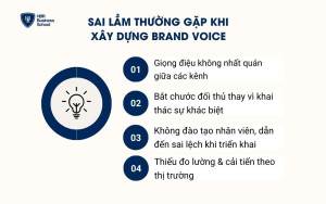 Sai lầm thường gặp khi xây dựng Brand Voice