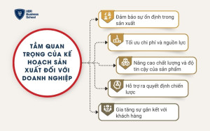 Tầm quan trọng của kế hoạch sản xuất đối với doanh nghiệp