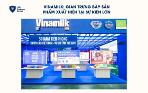 Vinamilk: Gian trưng bày sản phẩm xuất hiện tại sự kiện lớn