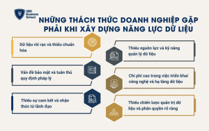 Những thách thức doanh nghiệp gặp phải khi xây dựng năng lực dữ liệu