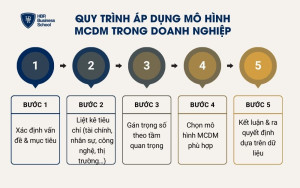 Quy trình áp dụng mô hình MCDM trong doanh nghiệp