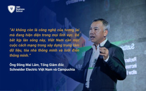 Ông Đồng Mai Lâm, Tổng Giám đốc Schneider Electric Việt Nam và Campuchia
