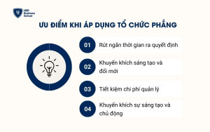 Ưu điểm khi áp dụng tổ chức phẳng