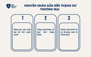 3 nguyên nhân dẫn đến thặng dư thương mại