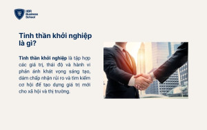 Tinh thần khởi nghiệp là gì?