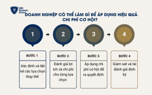 Doanh nghiệp có thể làm gì để áp dụng hiệu quả chi phí cơ hội?