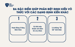 Ba đặc điểm giúp phân biệt định kiến vô thức với các dạng định kiến khác