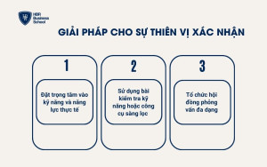 Giải pháp cho định kiến sự thiên vị xác nhận