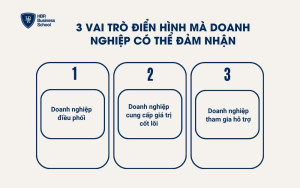 3 vai trò điển hình mà doanh nghiệp có thể đảm nhận