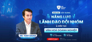 Dẫn dắt bởi Mr. Tony Dzung - Chủ tịch hội đồng quản trị HBR Holding