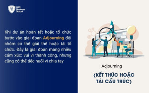 Giai đoạn 5: Adjourning (Kết thúc hoặc tái cấu trúc)