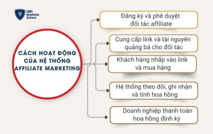 Cách hoạt động của hệ thống affiliate marketing