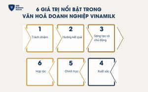 6 giá trị nổi bật trong văn hoá doanh nghiệp Vinamilk