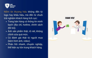 Thiếu niềm tin thương hiệu