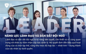 Năng lực lãnh đạo và dẫn dắt đội ngũ