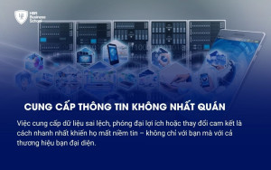 Cung cấp thông tin không nhất quán