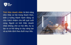 Tinh thần doanh nhân là gì?