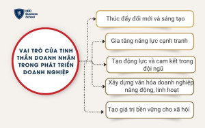 Vai trò của tinh thần doanh nhân trong phát triển doanh nghiệp