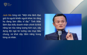 Tinh thần lãnh đạo và khả năng truyền cảm hứng